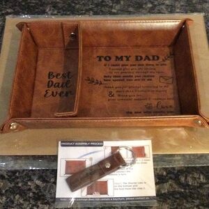 “I love you, Dad” Valet Organizer
